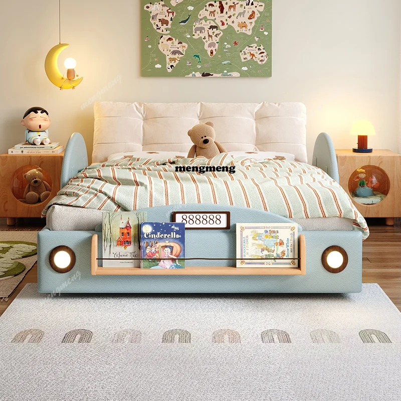 Bed Rail Toddler - AB03Simple Car Shape Kids Beds Wooden
