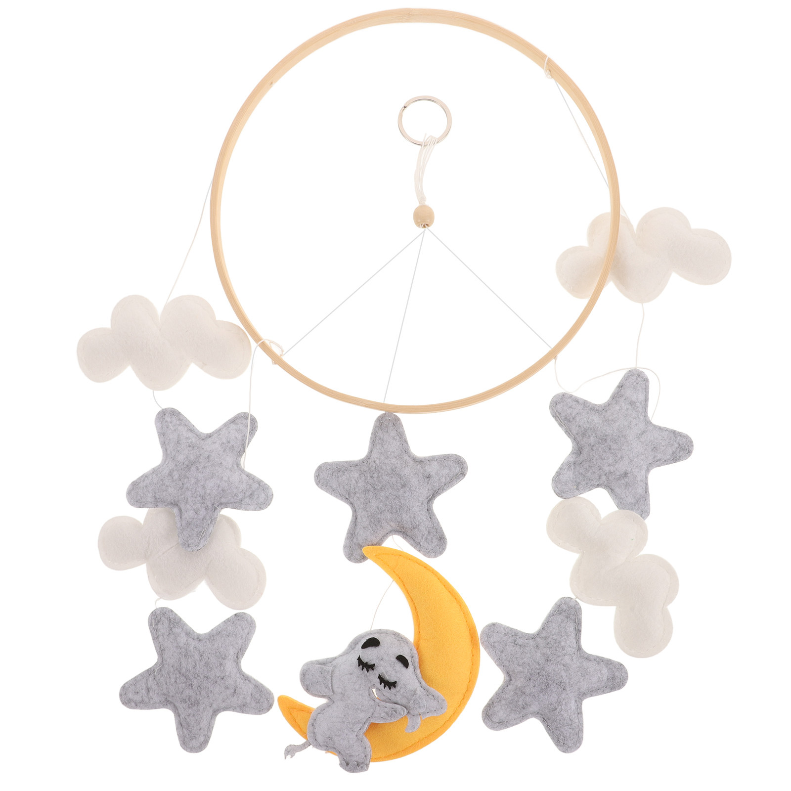 Baby Nursery Elephant - Felt Animal Crib Mobile with Elephant