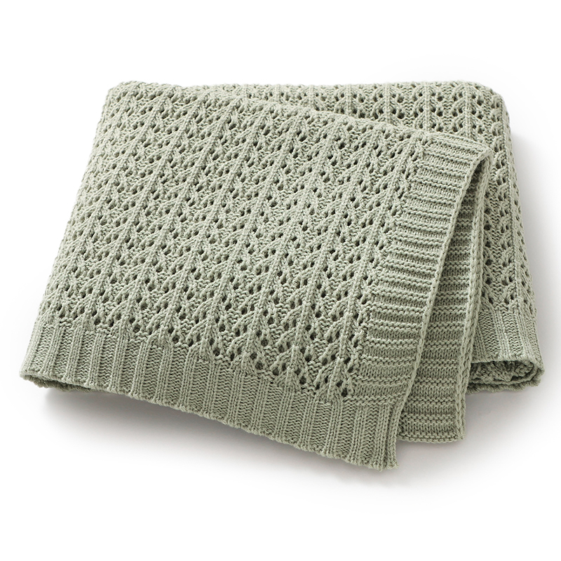 Baby Swaddle Blankets Knit 90* - đánh giá và giá Baby Boy Nursery Quilt