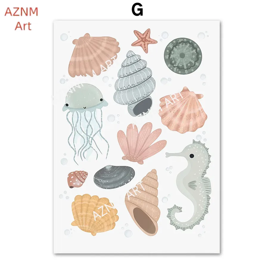 Under the Sea Nursery Wall Art - đánh giá và giá Baby Nursery Under The Sea