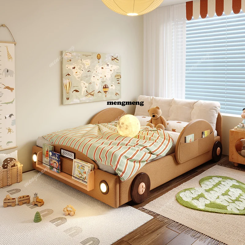 AB03Simple Car Shape Kids Beds - đánh giá và giá Bed Rail Toddler
