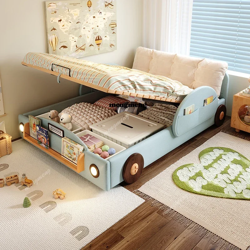 AB03Simple Car Shape Kids Beds - đánh giá và giá Bed Rail Toddler