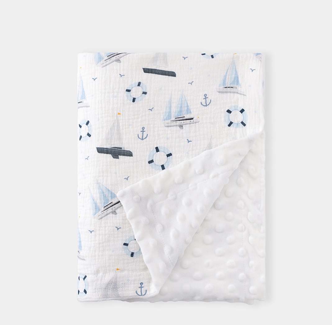 Muslin Baby Blanket For Newbor - đánh giá và giá Baby Boy Nursery Quilt