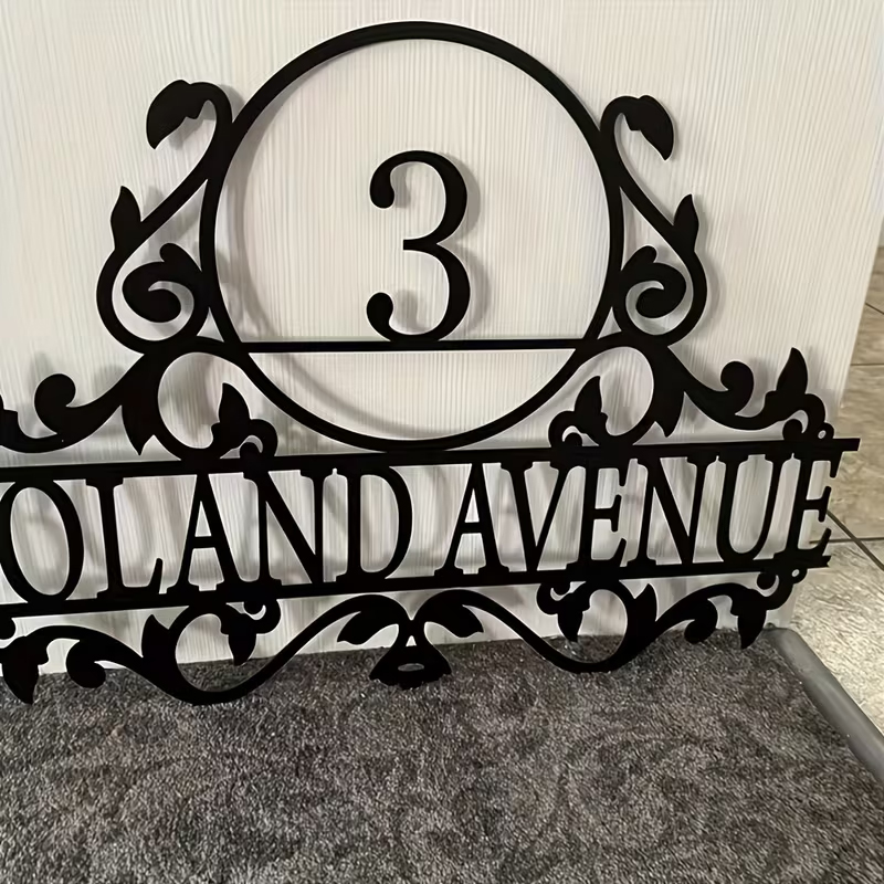 Custom Metal House Number & St - đánh giá và giá Baby Nursery Sign