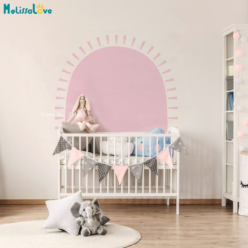 Một Nửa Mặt Trời Boho Decal Dá - đánh giá và giá Wall Decal Nursery