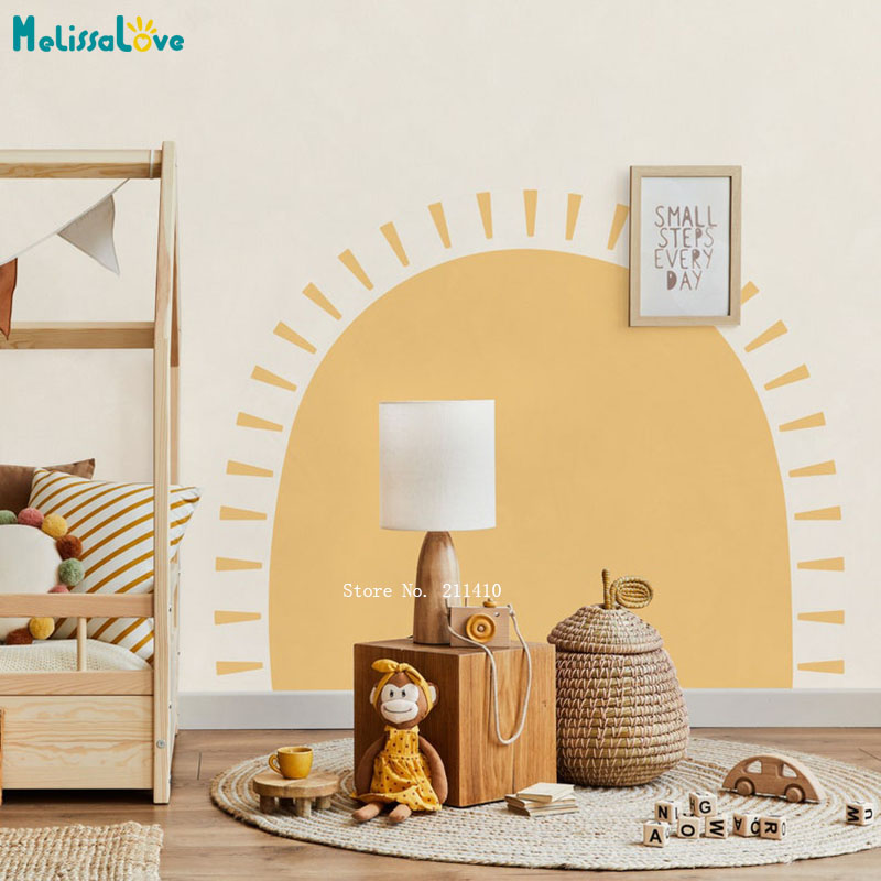 Một Nửa Mặt Trời Boho Decal Dá - đánh giá và giá Wall Decal Nursery