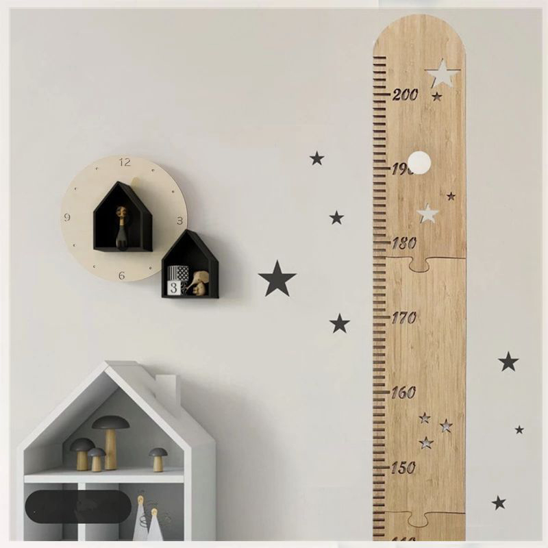 5 Sheets Nordic Wooden Kids He - đánh giá và giá Wall Decal Nursery
