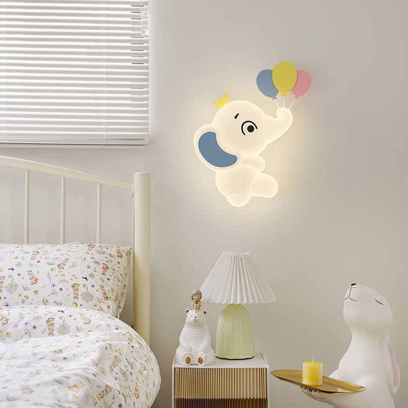 Modern Children's Room Wall La - đánh giá và giá Baby Nursery Elephant