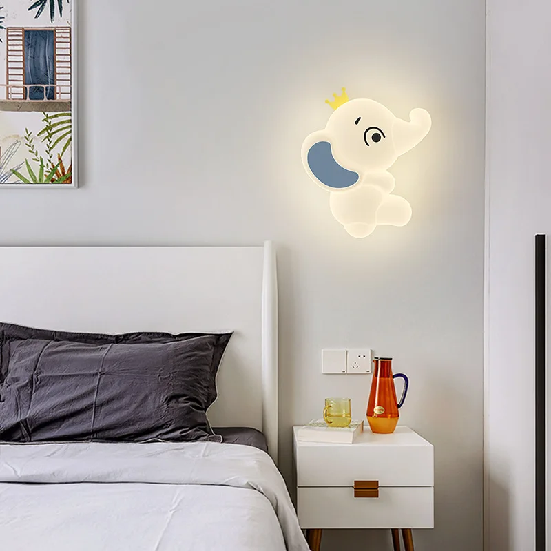 Modern Children's Room Wall La - đánh giá và giá Baby Nursery Elephant