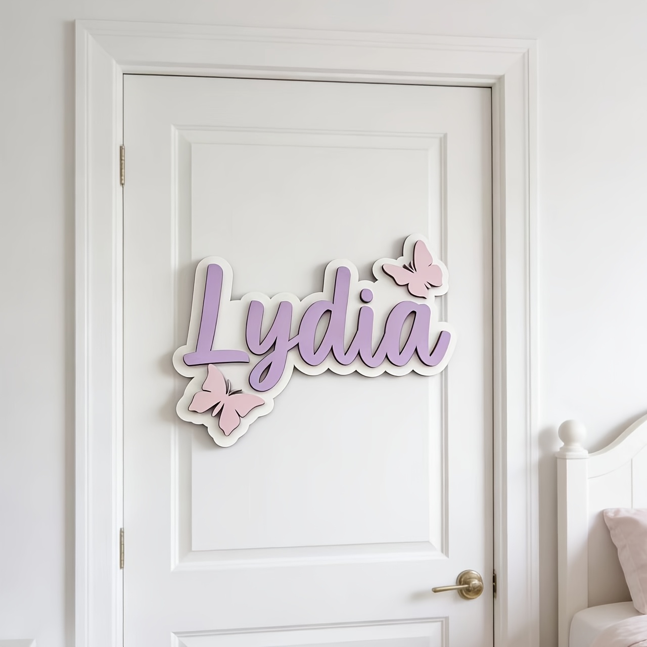 Personalized Blue & Pink Butte - đánh giá và giá Baby Nursery Sign