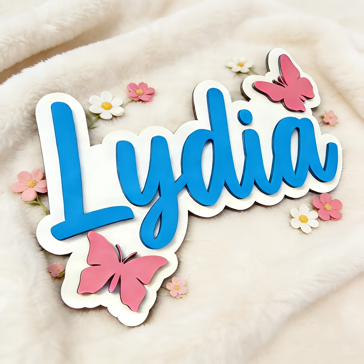 Personalized Blue & Pink Butte - đánh giá và giá Baby Nursery Sign