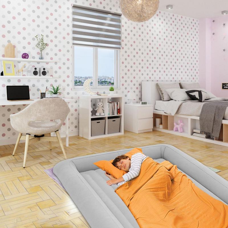 Inflatable Baby Bed Folding Ki - đánh giá và giá Bed Rail Toddler