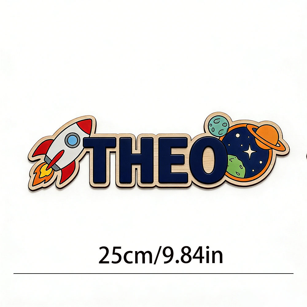 Personalized Space Rocket Name - đánh giá và giá Baby Nursery Sign