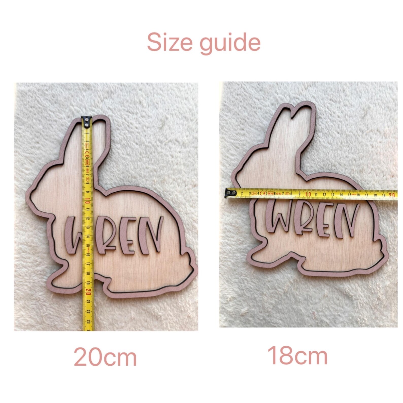 Personalized Bunny Name Wooden - đánh giá và giá Baby Nursery Sign