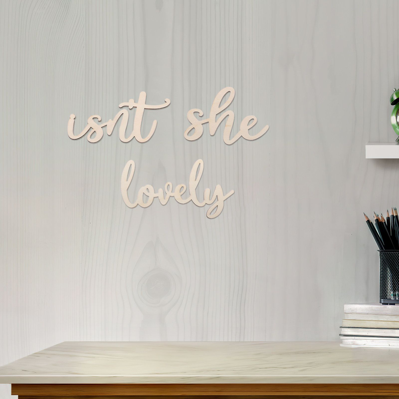 Wood Sign Wooden Wall Sticker  - đánh giá và giá Baby Nursery Sign