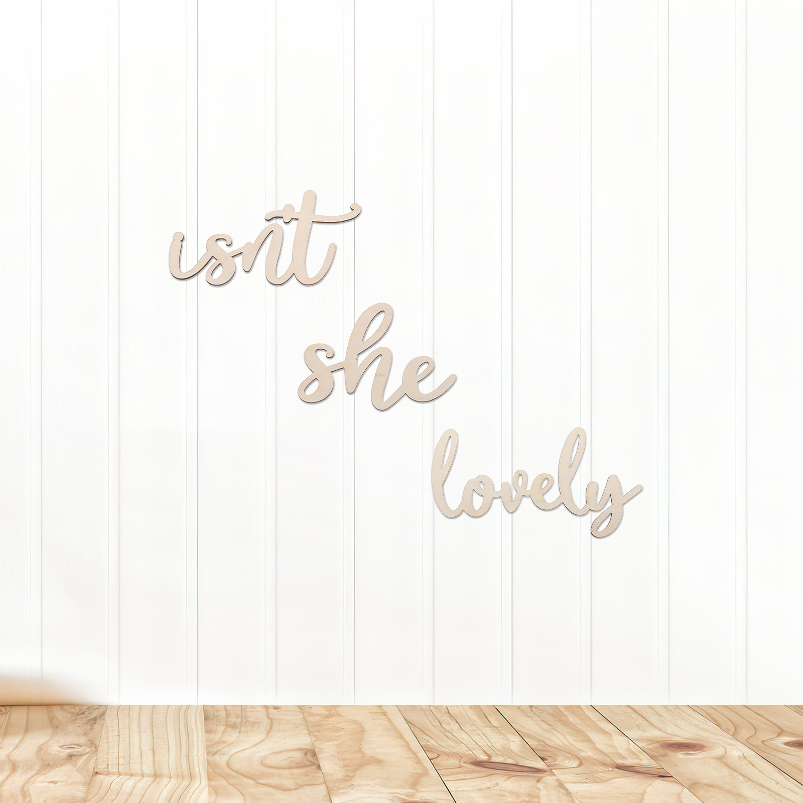 Wood Sign Wooden Wall Sticker  - đánh giá và giá Baby Nursery Sign