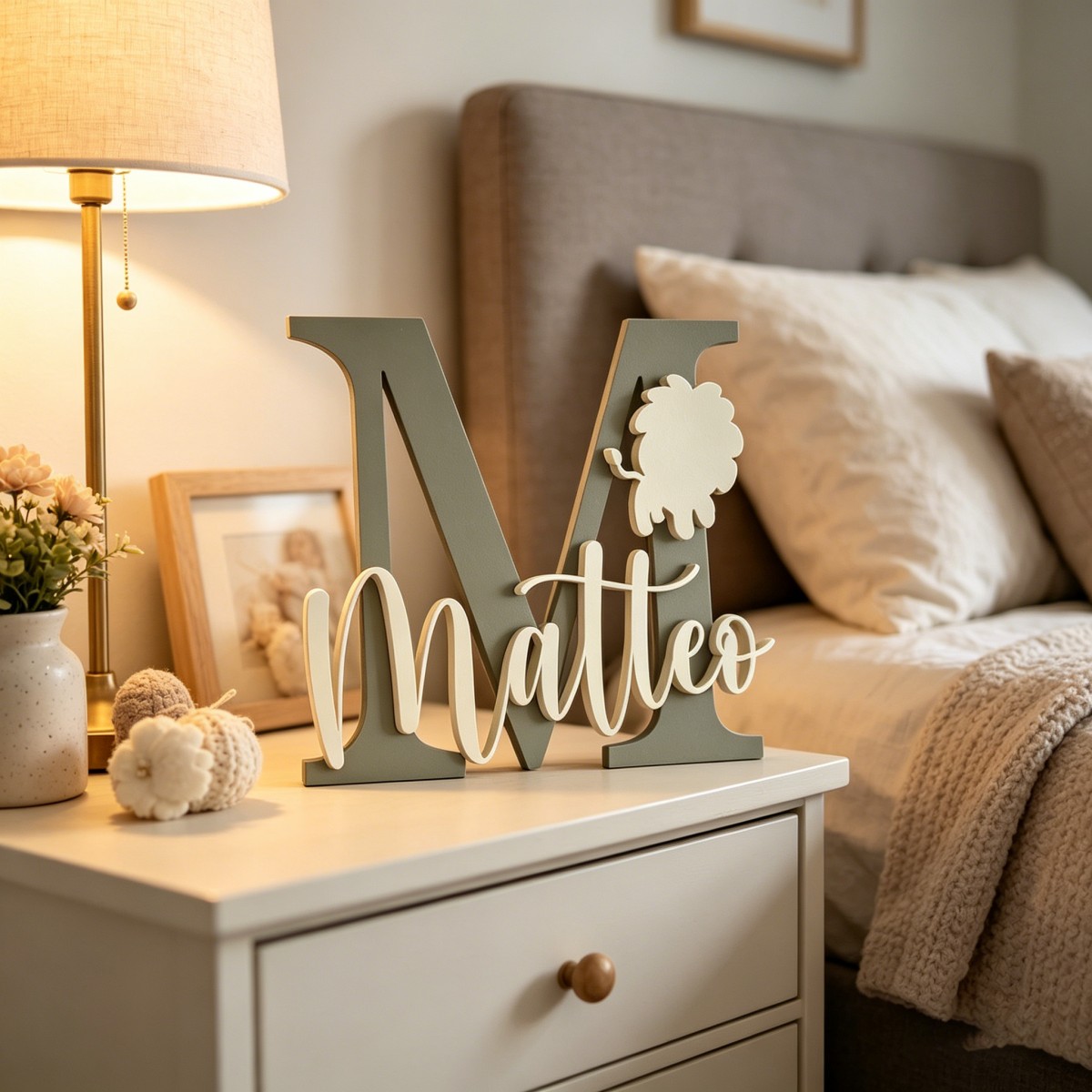 1Pc Custom Lion Name & Initial - đánh giá và giá Baby Nursery