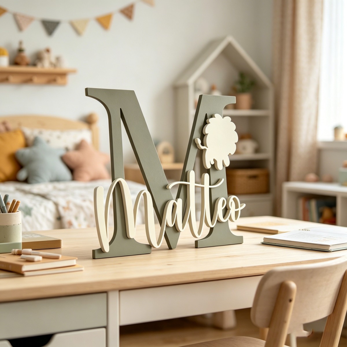 1Pc Custom Lion Name & Initial - đánh giá và giá Baby Nursery