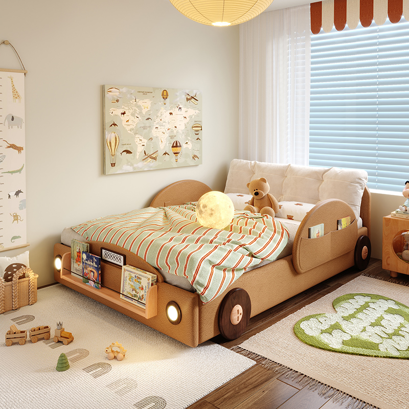 Simple Car Shape Kids Beds Woo - đánh giá và giá Bed Rail Toddler
