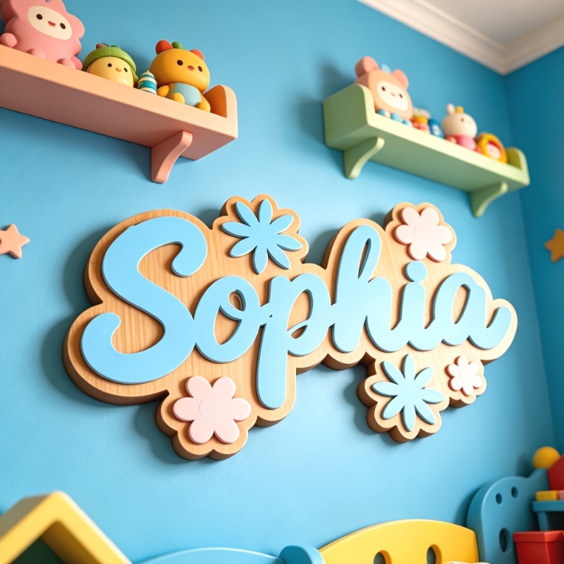 Personalized Floral Themed Nam - đánh giá và giá Baby Nursery Sign