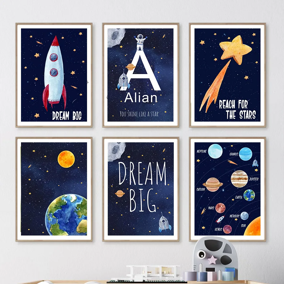 1pc Canvas painting  Custom Na - đánh giá và giá Baby Nursery Paintings