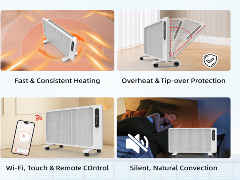 Quiet Radiant Graphene Electri - đánh giá và giá Baby Nursery