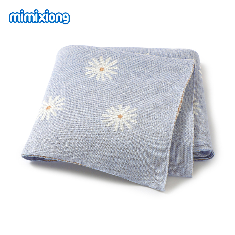 Baby Floral Blankets Knitted A - đánh giá và giá Baby Boy Nursery Quilt