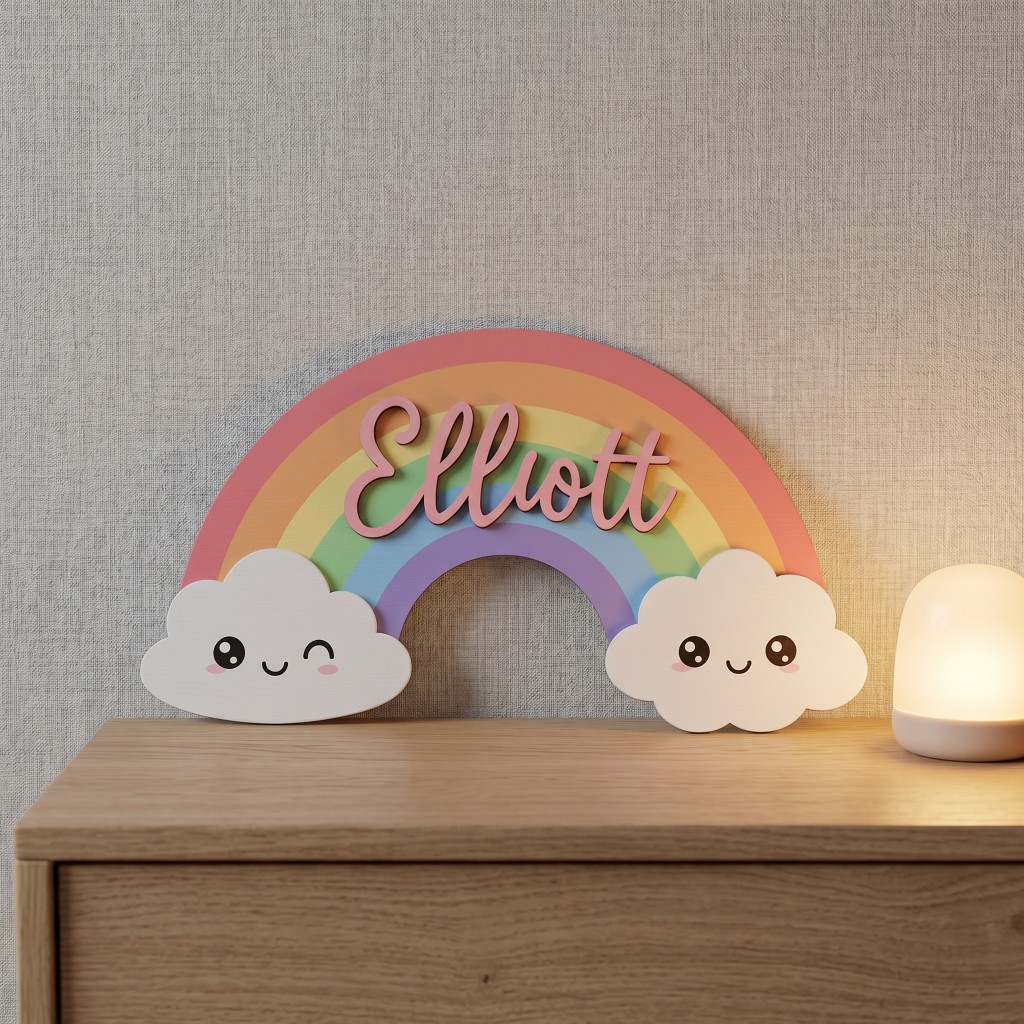 1Pc  Custom Cute Smiley Clouds - đánh giá và giá Baby Nursery